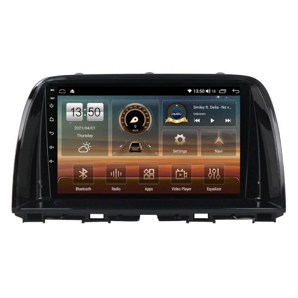 Navigatie dedicata cu Android Mazda CX-5 2011 - 2017, 6GB RAM, Radio GPS Dual Zone, Display HD QLED 9" Touchscreen, Internet Wi-Fi si slot SIM 4G, Bluetooth, MirrorLink, USB