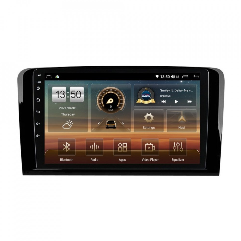 Navigatie dedicata cu Android Mercedes M-Class ML W164 2005 - 2012, 6GB RAM, Radio GPS Dual Zone, Display HD QLED 9" Touchscreen, Internet Wi-Fi si slot SIM 4G, Bluetooth, MirrorLink, USB