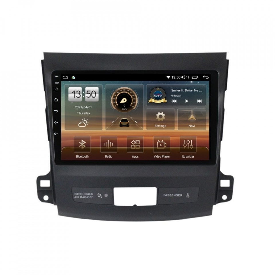 Navigatie dedicata cu Android Peugeot 4007 2007 - 2013, 6GB RAM, Radio GPS Dual Zone, Display HD QLED 9" Touchscreen, Internet Wi-Fi si slot SIM 4G, Bluetooth, MirrorLink, USB