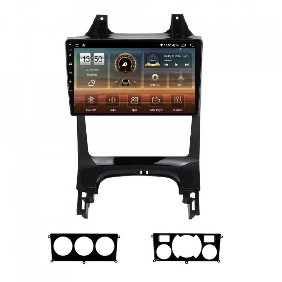 Navigatie dedicata cu Android Peugeot 3008 2009 - 2016, 6GB RAM, Radio GPS Dual Zone, Display HD QLED 9" Touchscreen, Internet Wi-Fi si slot SIM 4G, Bluetooth, MirrorLink, USB