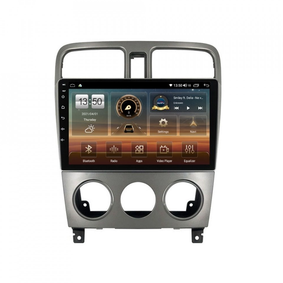 Navigatie dedicata cu Android Subaru Forester 2002 - 2008, 6GB RAM, Radio GPS Dual Zone, Display HD QLED 9" Touchscreen, Internet Wi-Fi si slot SIM 4G, Bluetooth, MirrorLink, USB