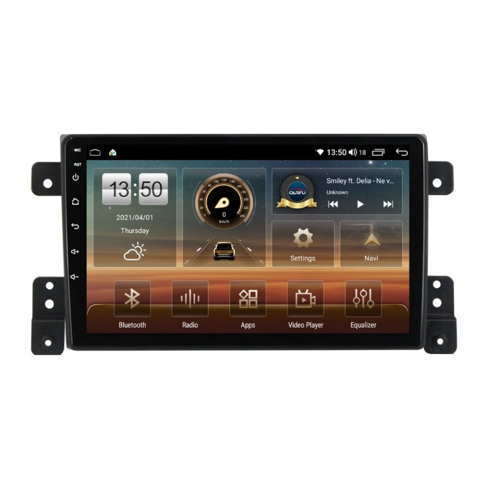 Navigatie dedicata cu Android Suzuki Grand Vitara 2005 - 2015, 6GB RAM, Radio GPS Dual Zone, Display HD QLED 9" Touchscreen, Internet Wi-Fi si slot SIM 4G, Bluetooth, MirrorLink, USB