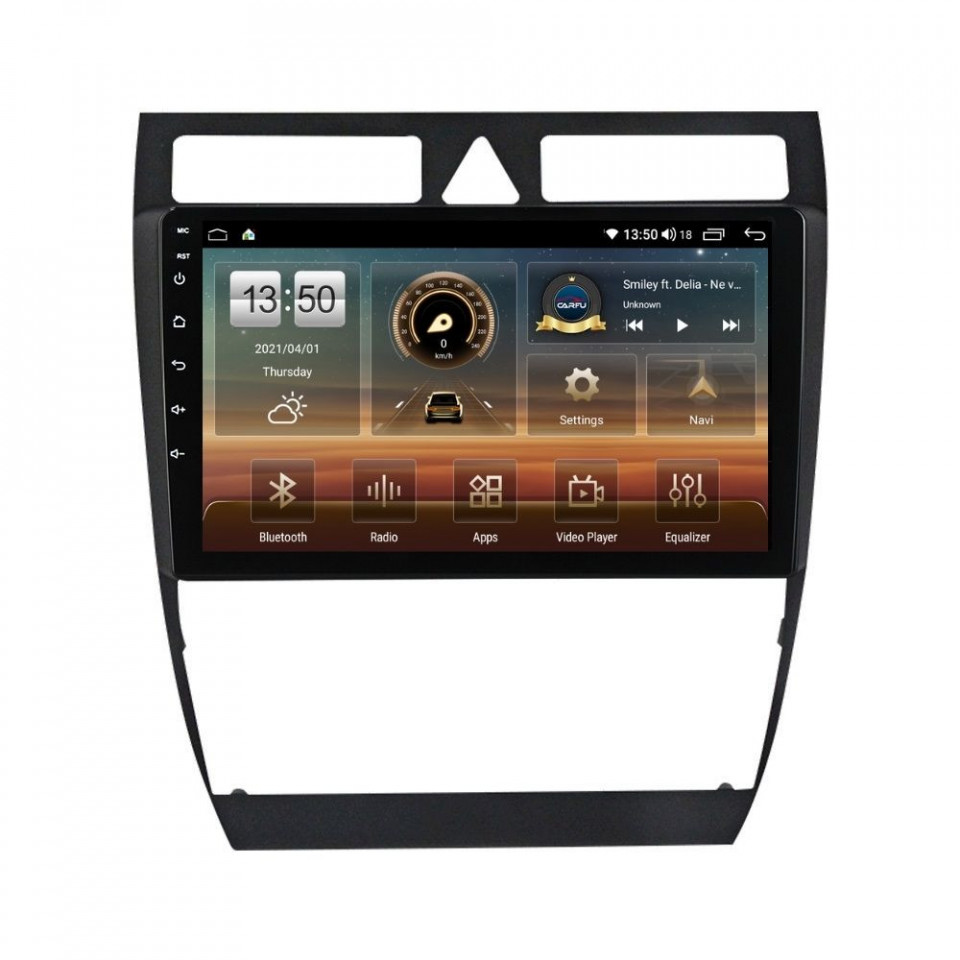 Navigatie dedicata cu Android Audi A6 (C5) 1997 - 2005, 8GB RAM, Radio GPS Dual Zone, Display HD QLED 9" Touchscreen, Internet Wi-Fi si slot SIM 4G, Bluetooth, MirrorLink, USB