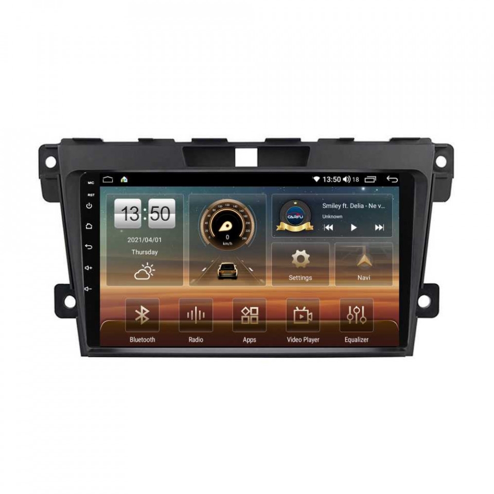 Navigatie dedicata cu Android Mazda CX-7 2006 - 2015, 8GB RAM, Radio GPS Dual Zone, Display HD QLED 9" Touchscreen, Internet Wi-Fi si slot SIM 4G, Bluetooth, MirrorLink, USB