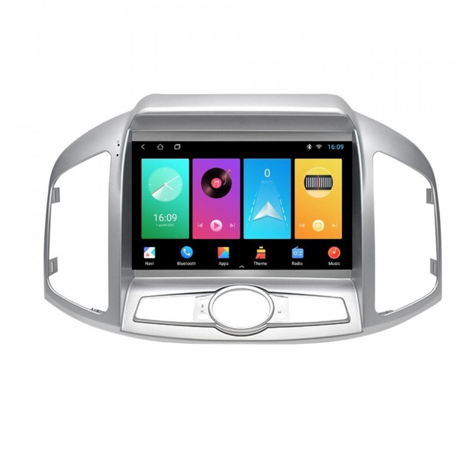 Navigatie dedicata cu Android Chevrolet Captiva 2011 - 2016, 1GB RAM, Radio GPS Dual Zone, Display HD IPS 9" Touchscreen, Internet Wi-Fi, Bluetooth, MirrorLink, USB