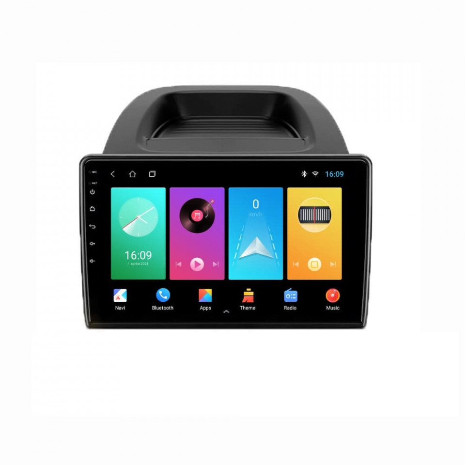 Navigatie dedicata cu Android Ford Ecosport dupa 2018, 1GB RAM, Radio GPS Dual Zone, Display HD IPS 10" Touchscreen, Internet Wi-Fi, Bluetooth, MirrorLink, USB