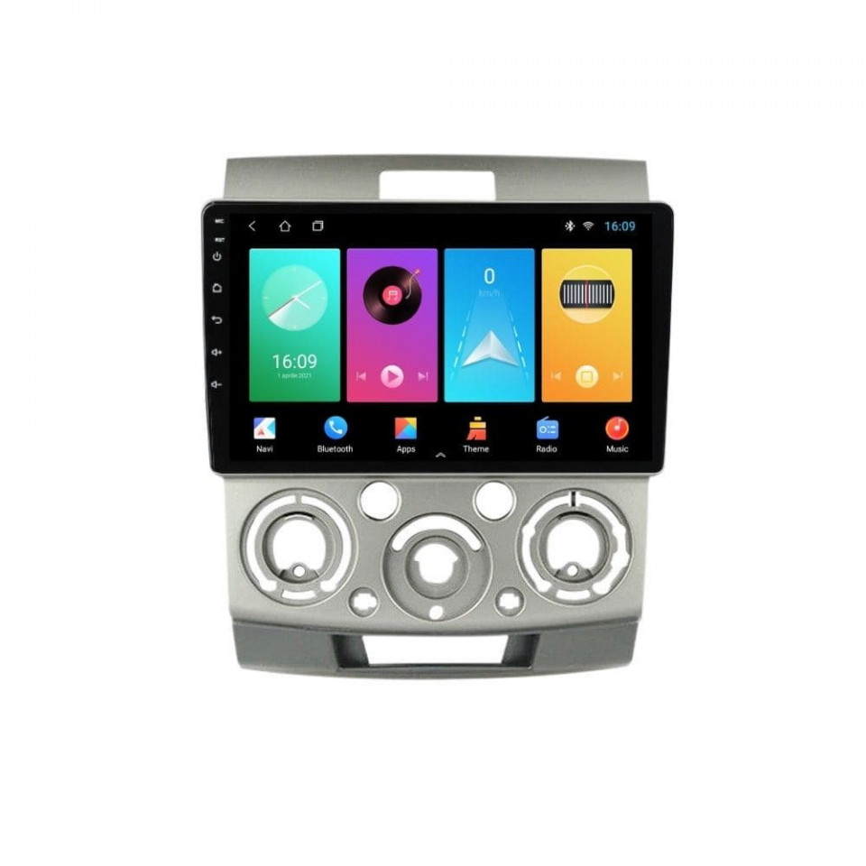 Navigatie dedicata cu Android Mazda BT-50 2005 - 2011, 1GB RAM, Radio GPS Dual Zone, Display HD IPS 9" Touchscreen, Internet Wi-Fi, Bluetooth, MirrorLink, USB