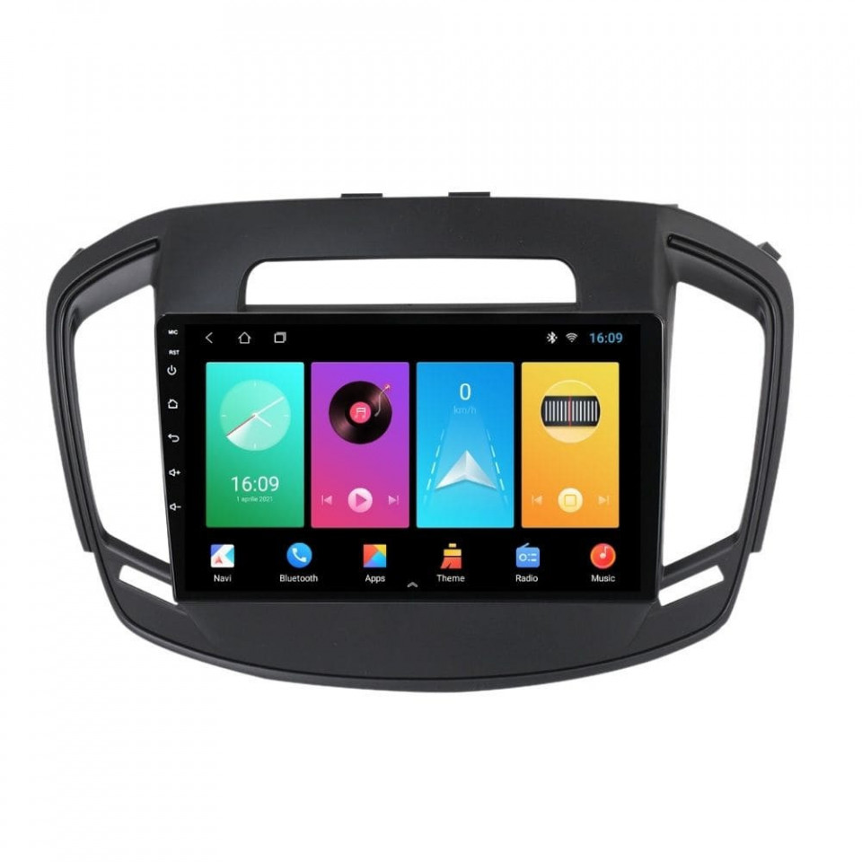 Navigatie dedicata cu Android Opel Insignia A 2013 - 2017, 1GB RAM, Radio GPS Dual Zone, Display HD IPS 9" Touchscreen, Internet Wi-Fi, Bluetooth, MirrorLink, USB