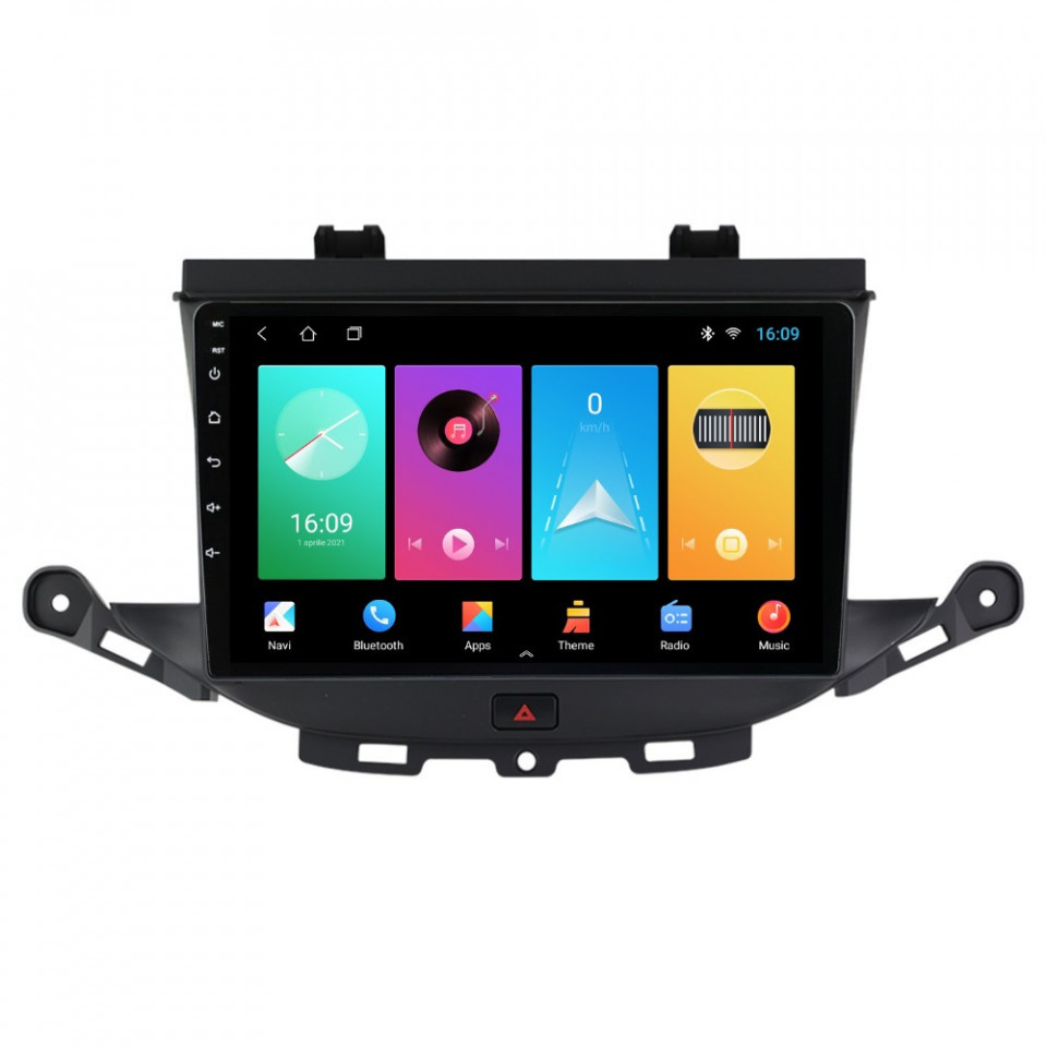 Navigatie dedicata cu Android Opel Astra K 2015 - 2021 hatchback, 1GB RAM, Radio GPS Dual Zone, Display HD IPS 9" Touchscreen, Internet Wi-Fi, Bluetooth, MirrorLink, USB
