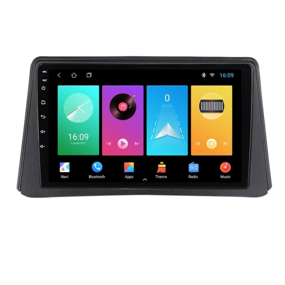 Navigatie dedicata cu Android Opel Mokka A 2012 - 2016, 1GB RAM, Radio GPS Dual Zone, Display HD IPS 9" Touchscreen, Internet Wi-Fi, Bluetooth, MirrorLink, USB