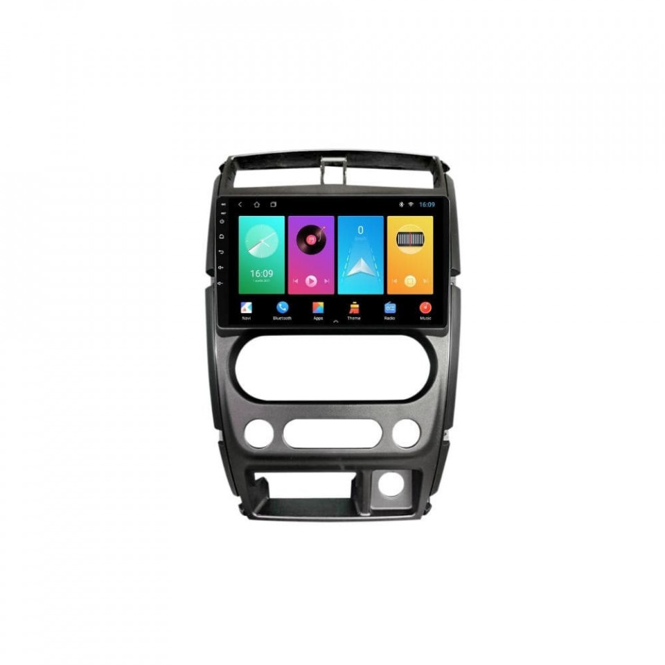 Navigatie dedicata cu Android Suzuki Jimny 2005 - 2018, 1GB RAM, Radio GPS Dual Zone, Display HD IPS 9" Touchscreen, Internet Wi-Fi, Bluetooth, MirrorLink, USB