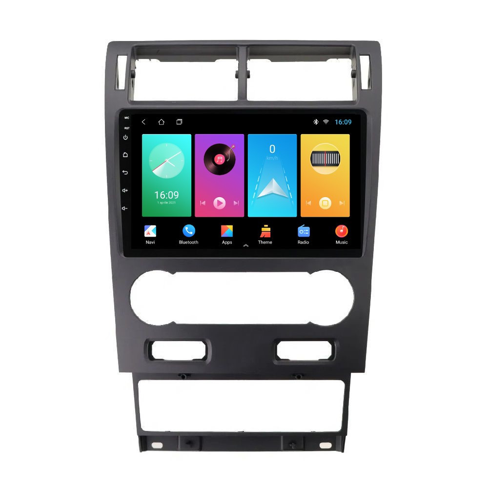 Navigatie dedicata cu Android Ford Mondeo III 2000 - 2007, clima automata, 2GB RAM, Radio GPS Dual Zone, Display HD IPS 9" Touchscreen, Internet Wi-Fi, Bluetooth, MirrorLink, USB