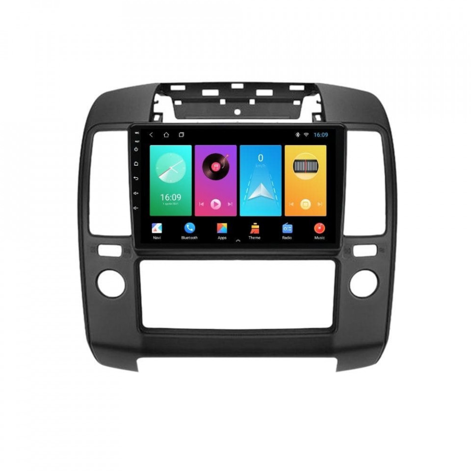 Navigatie dedicata cu Android Nissan Navara D40 2004 - 2014 fara navigatie originala, 2GB RAM, Radio GPS Dual Zone, Display HD IPS 9" Touchscreen, Internet Wi-Fi, Bluetooth, MirrorLink, USB