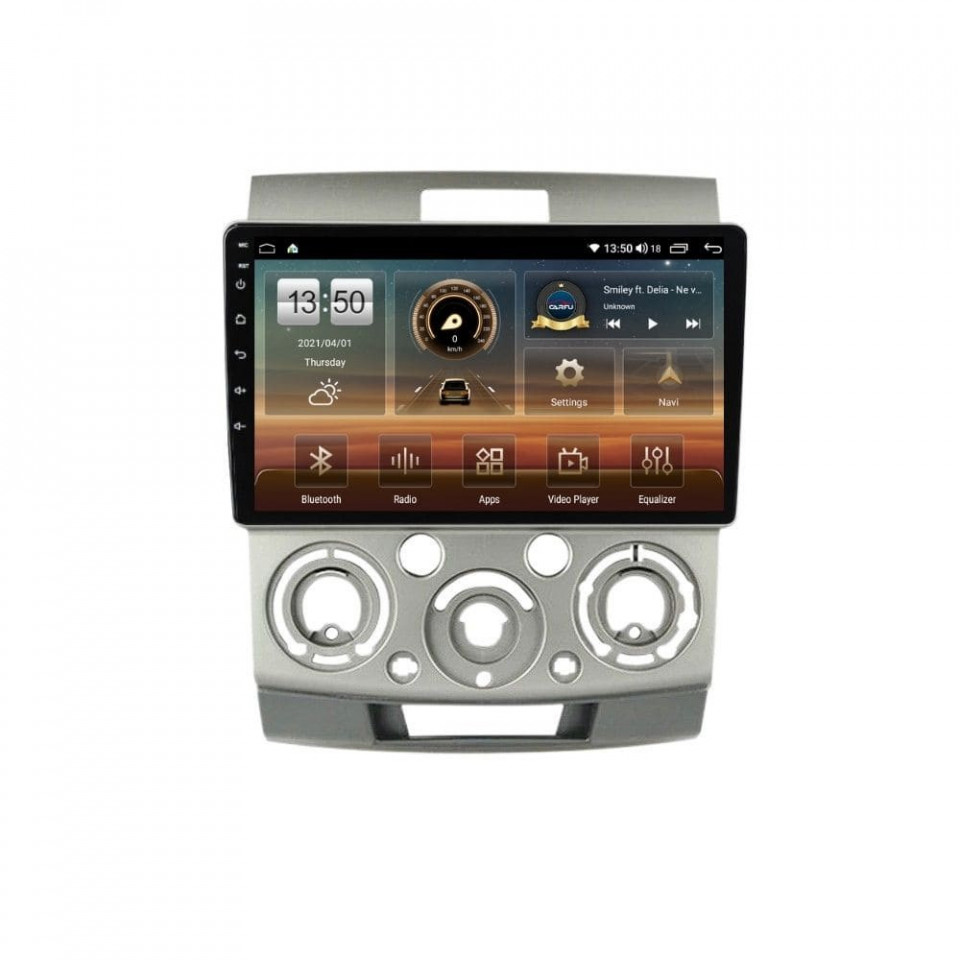 Navigatie dedicata cu Android Mazda BT-50 2005 - 2011, 4GB RAM, Radio GPS Dual Zone, Display HD QLED 9" Touchscreen, Internet Wi-Fi si slot SIM 4G, Bluetooth, MirrorLink, USB