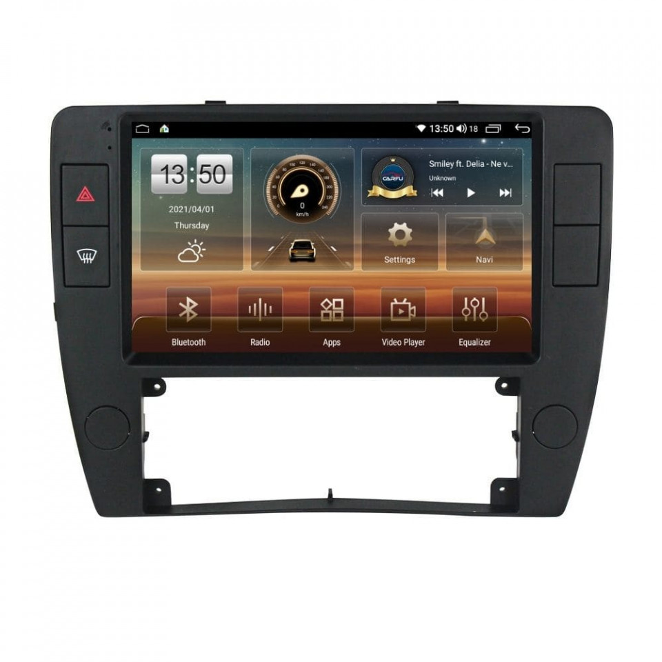Navigatie dedicata cu Android VW Passat B5.5 2001 - 2005, 4GB RAM, Radio GPS Dual Zone, Display HD QLED 9" Touchscreen, Internet Wi-Fi si slot SIM 4G, Bluetooth, MirrorLink, USB