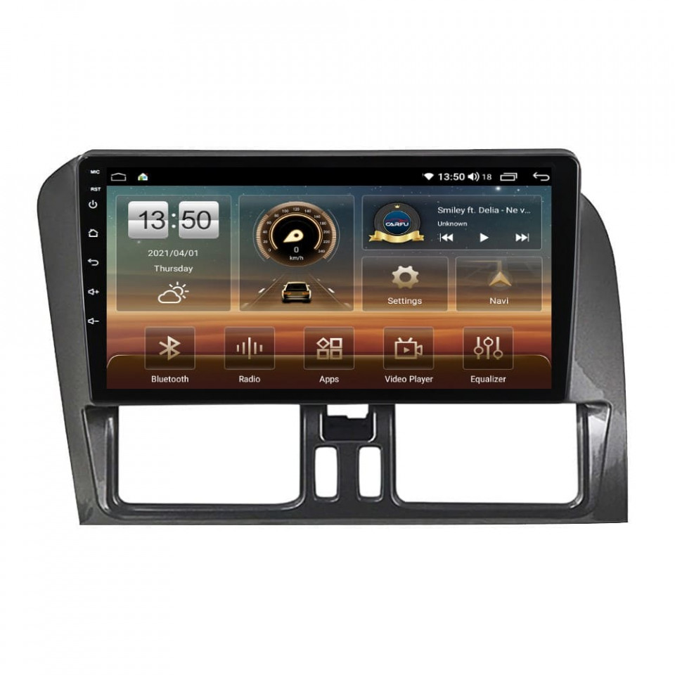 Navigatie dedicata cu Android Volvo XC60 I 2008 - 2013, 4GB RAM, Radio GPS Dual Zone, Display HD QLED 9" Touchscreen, Internet Wi-Fi si slot SIM 4G, Bluetooth, MirrorLink, USB