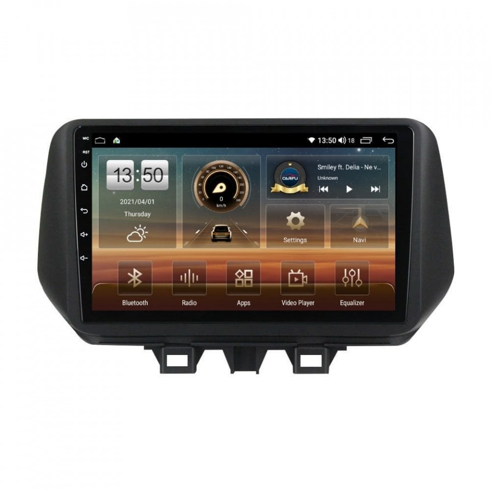 Navigatie dedicata cu Android Hyundai Tucson 2018 - 2020, 6GB RAM, Radio GPS Dual Zone, Display HD QLED 10" Touchscreen, Internet Wi-Fi si slot SIM 4G, Bluetooth, MirrorLink, USB