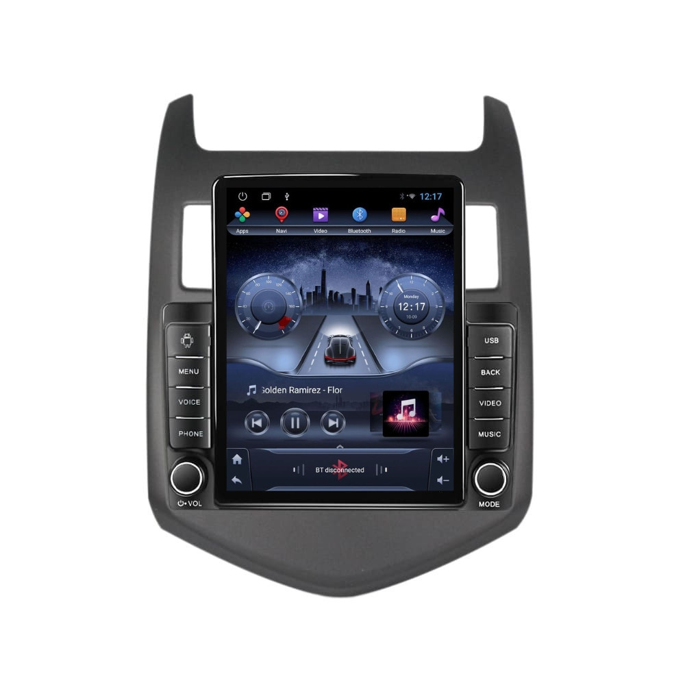 Navigatie dedicata cu Android Chevrolet Aveo 2011 - 2014, 2GB RAM, Radio GPS Dual Zone, Touchscreen IPS 9.7" HD tip Tesla, Internet Wi-Fi, Bluetooth, MirrorLink, USB