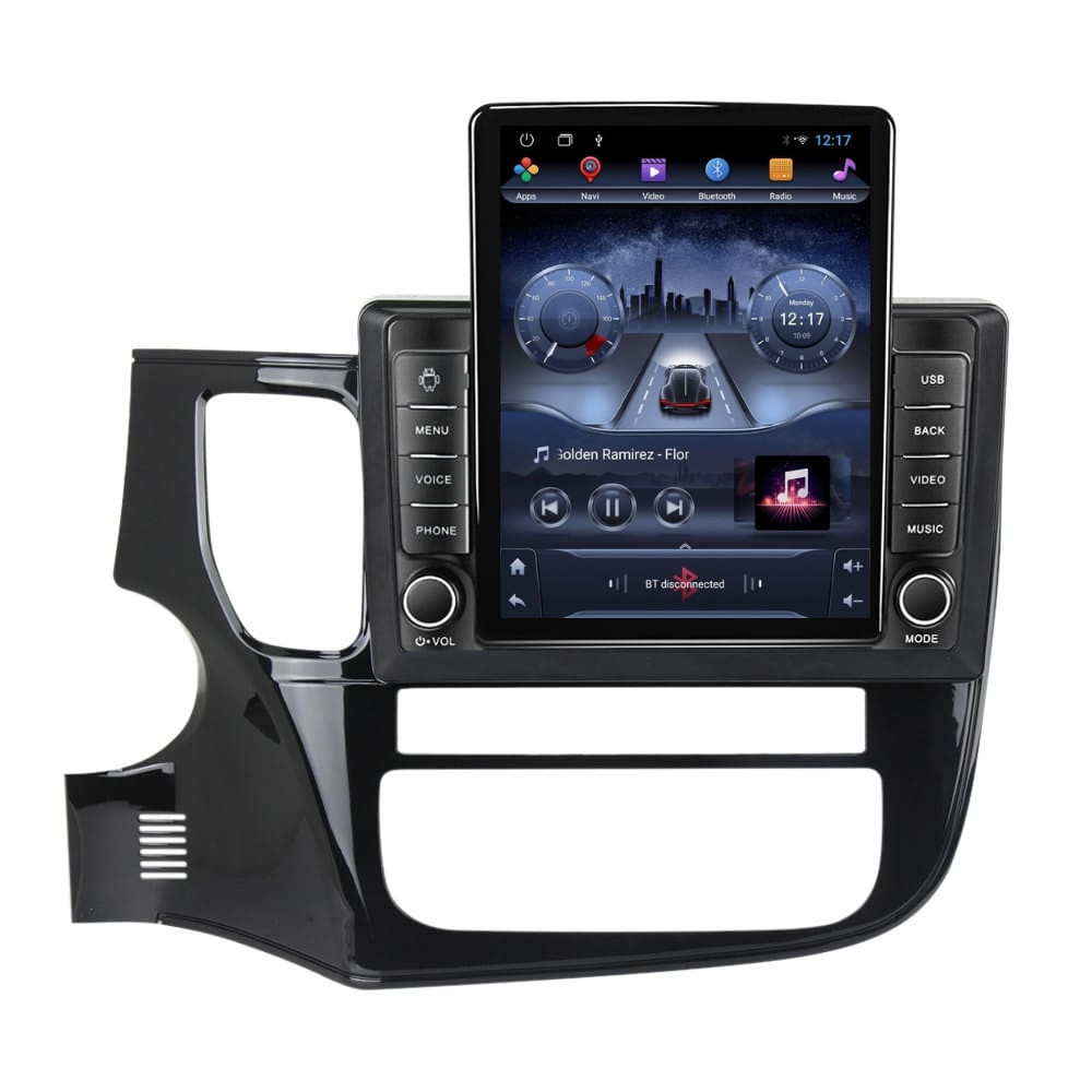 Navigatie dedicata cu Android Mitsubishi Outlander III 2012 - 2019, 2GB RAM, Radio GPS Dual Zone, Touchscreen IPS 9.7" HD tip Tesla, Internet Wi-Fi, Bluetooth, MirrorLink, USB