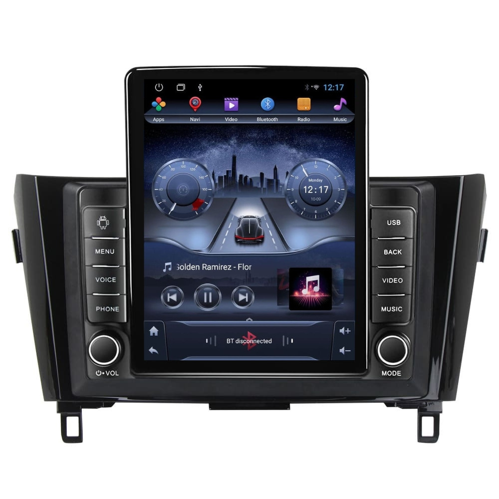 Navigatie dedicata cu Android Nissan Qashqai II 2014 - 2021, 2GB RAM, Radio GPS Dual Zone, Touchscreen IPS 9.7" HD tip Tesla, Internet Wi-Fi, Bluetooth, MirrorLink, USB