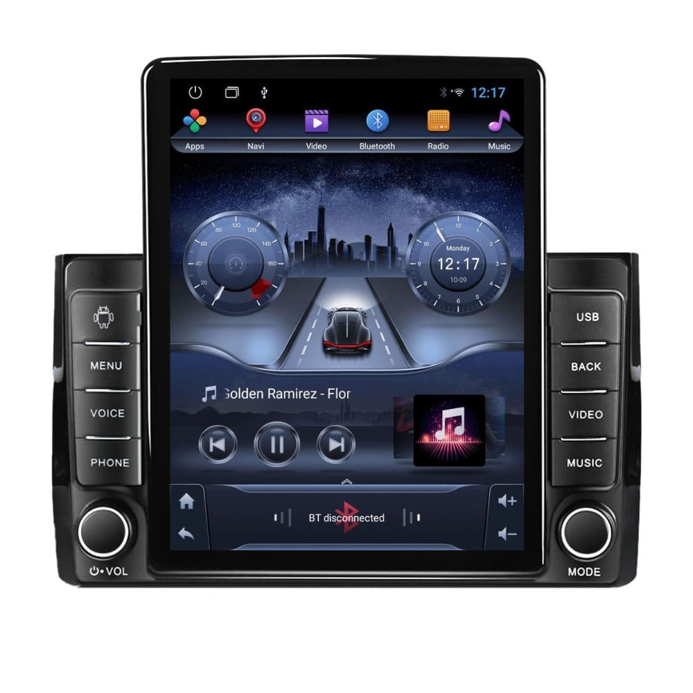 Navigatie dedicata cu Android Skoda Kodiaq dupa 2016, 2GB RAM, Radio GPS Dual Zone, Touchscreen IPS 9.7" HD tip Tesla, Internet Wi-Fi, Bluetooth, MirrorLink, USB
