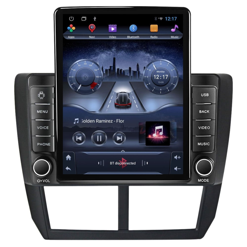Navigatie dedicata cu Android Subaru Forester 2008 - 2013, 2GB RAM, Radio GPS Dual Zone, Touchscreen IPS 9.7" HD tip Tesla, Internet Wi-Fi, Bluetooth, MirrorLink, USB
