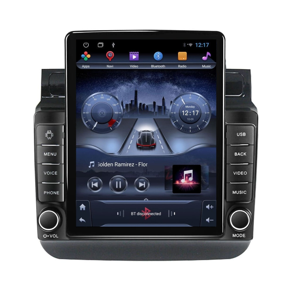 Navigatie dedicata cu Android VW Touareg 7P 2010 - 2018, 2GB RAM, Radio GPS Dual Zone, Touchscreen IPS 9.7" HD tip Tesla, Internet Wi-Fi, Bluetooth, MirrorLink, USB