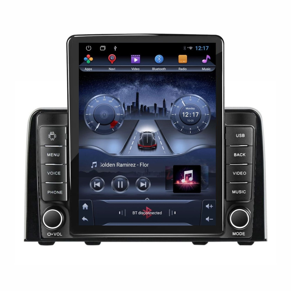 Navigatie dedicata cu Android Honda CR-V V 2017 - 2022, 2GB RAM, Radio GPS Dual Zone, Touchscreen IPS 9.7" HD tip Tesla, Internet Wi-Fi, Bluetooth, MirrorLink, USB