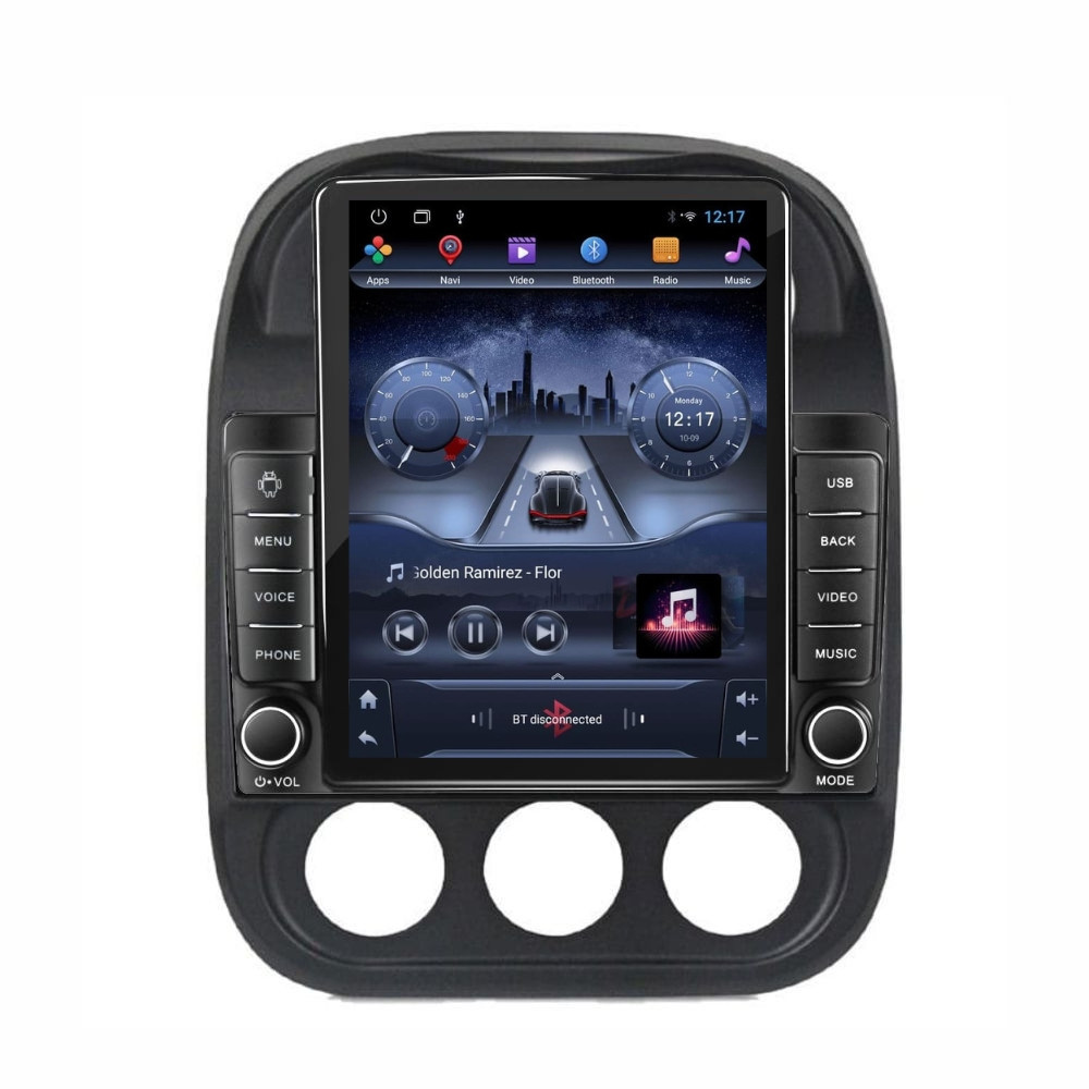Navigatie dedicata cu Android Jeep Compass I 2011 - 2016, 2GB RAM, Radio GPS Dual Zone, Touchscreen IPS 9.7" HD tip Tesla, Internet Wi-Fi, Bluetooth, MirrorLink, USB
