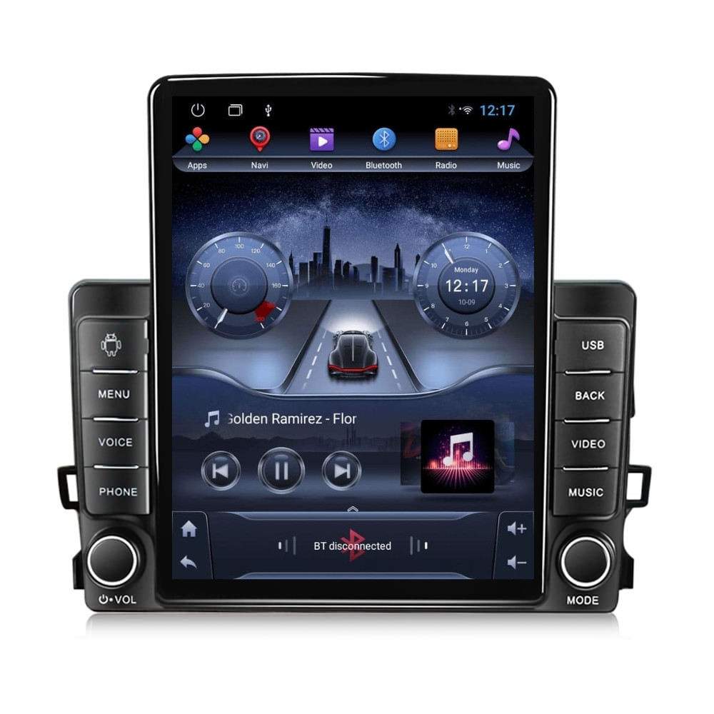 Navigatie dedicata cu Android Toyota Auris 2006 - 2012, 2GB RAM, Radio GPS Dual Zone, Touchscreen IPS 9.7" HD tip Tesla, Internet Wi-Fi, Bluetooth, MirrorLink, USB