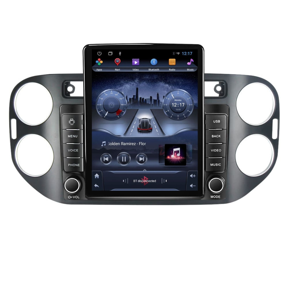 Navigatie dedicata cu Android VW Tiguan I 2012 - 2018, 2GB RAM, Radio GPS Dual Zone, Touchscreen IPS 9.7" HD tip Tesla, Internet Wi-Fi, Bluetooth, MirrorLink, USB