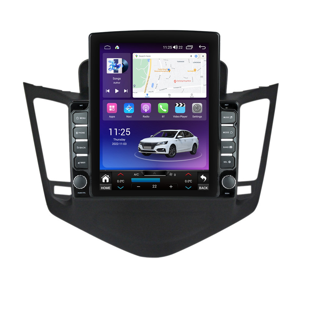 Navigatie dedicata cu Android Chevrolet Cruze 2008 - 2013, 4GB RAM, Radio GPS Dual Zone, Touchscreen IPS 9.7" HD tip Tesla, Internet Wi-Fi si slot SIM 4G, Bluetooth, MirrorLink, USB