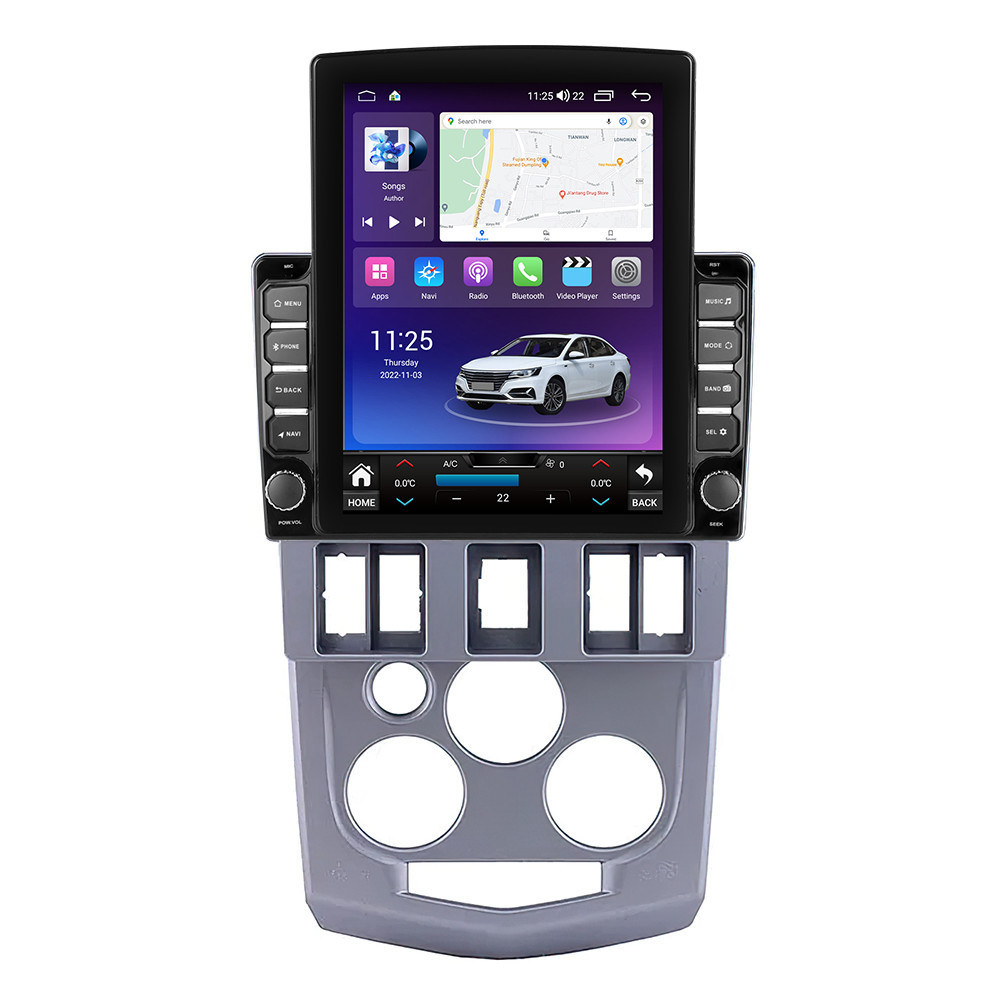Navigatie dedicata cu Android Dacia Logan I 2004 - 2008, 4GB RAM, Radio GPS Dual Zone, Touchscreen IPS 9.7" HD tip Tesla, Internet Wi-Fi si slot SIM 4G, Bluetooth, MirrorLink, USB