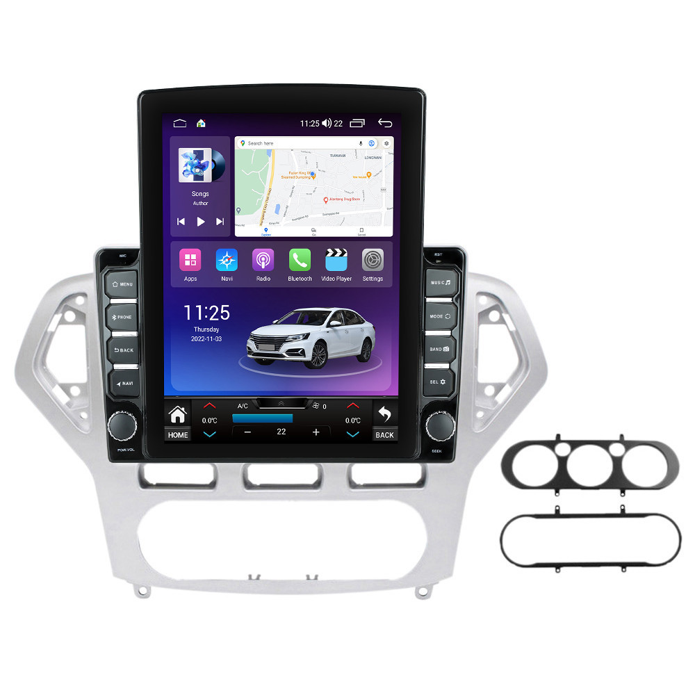 Navigatie dedicata cu Android Ford Mondeo IV 2007 - 2011, 4GB RAM, Radio GPS Dual Zone, Touchscreen IPS 9.7" HD tip Tesla, Internet Wi-Fi si slot SIM 4G, Bluetooth, MirrorLink, USB