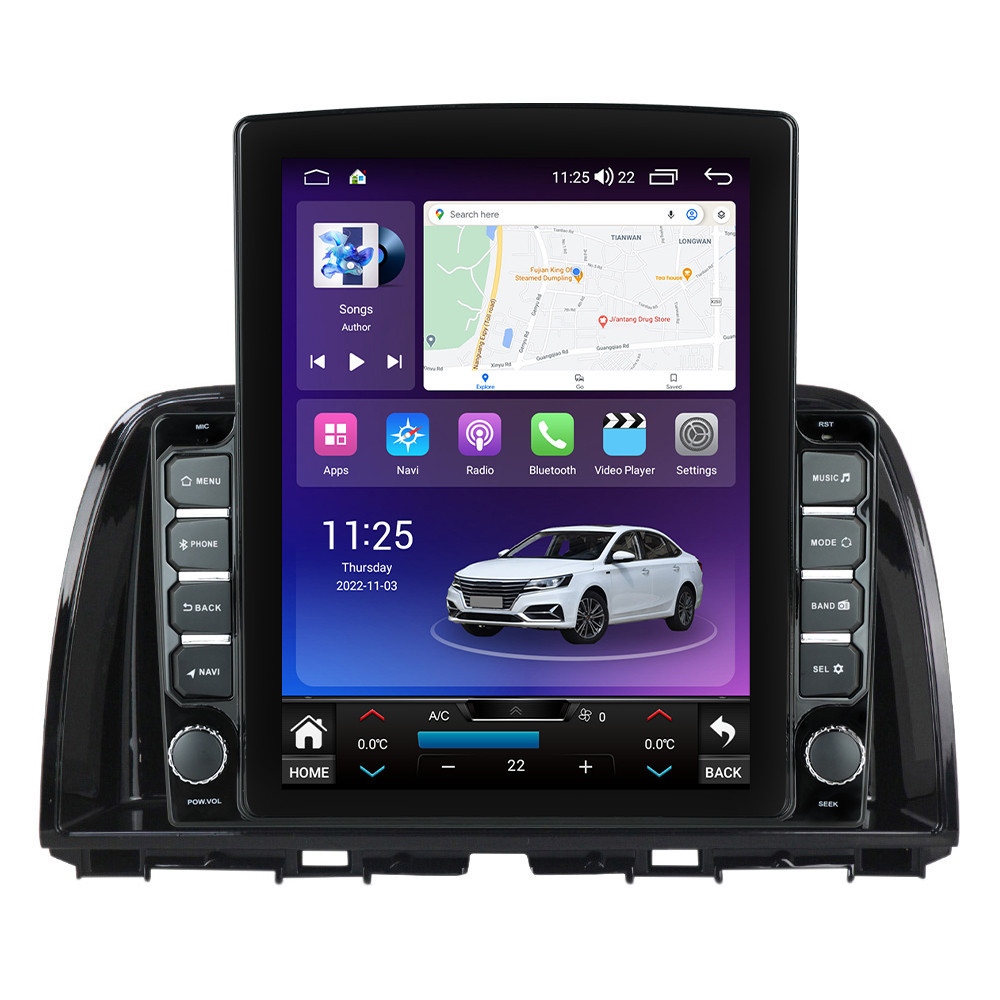 Navigatie dedicata cu Android Mazda CX-5 2011 - 2017, 4GB RAM, Radio GPS Dual Zone, Touchscreen IPS 9.7" HD tip Tesla, Internet Wi-Fi si slot SIM 4G, Bluetooth, MirrorLink, USB