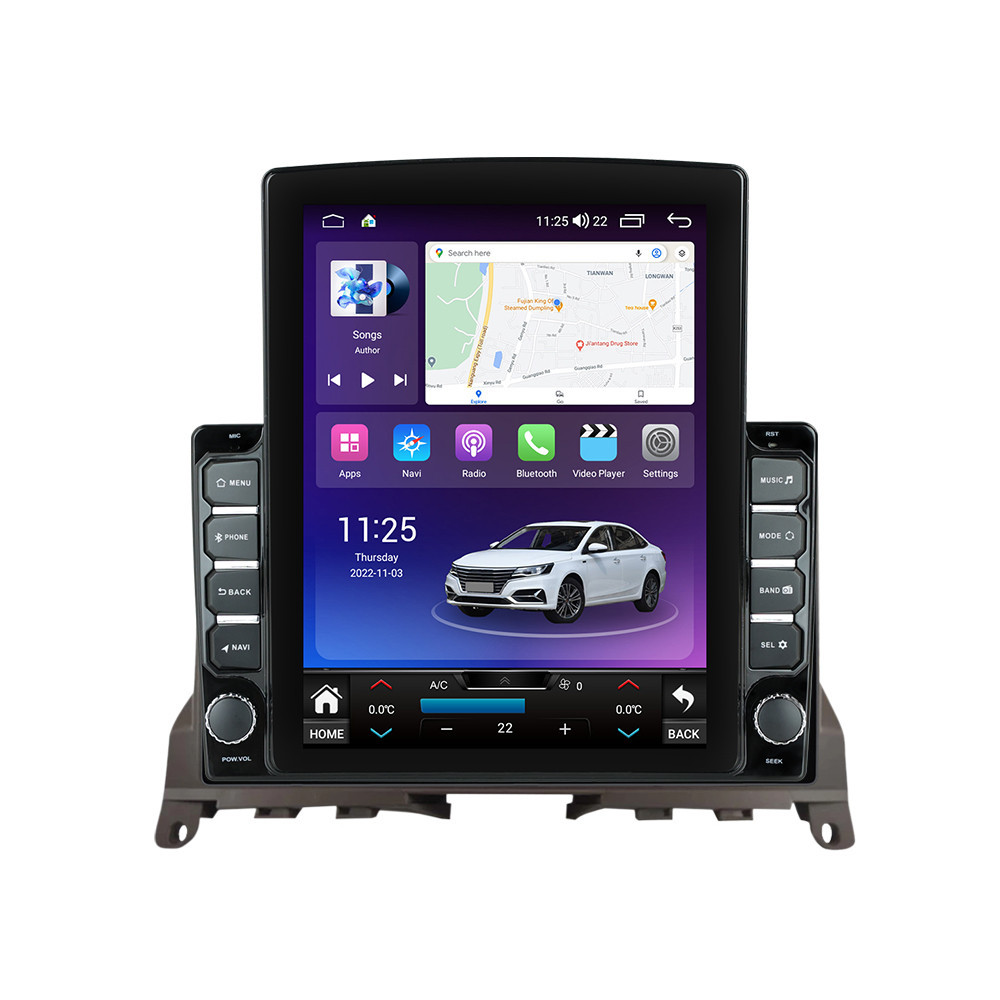 Navigatie dedicata cu Android Mercedes C-Class W204 2007 - 2011, 4GB RAM, Radio GPS Dual Zone, Touchscreen IPS 9.7" HD tip Tesla, Internet Wi-Fi si slot SIM 4G, Bluetooth, MirrorLink, USB