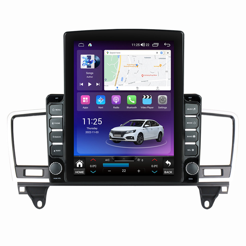 Navigatie dedicata cu Android Mercedes M-Class ML W166 2011 - 2015, 4GB RAM, Radio GPS Dual Zone, Touchscreen IPS 9.7" HD tip Tesla, Internet Wi-Fi si slot SIM 4G, Bluetooth, MirrorLink, USB