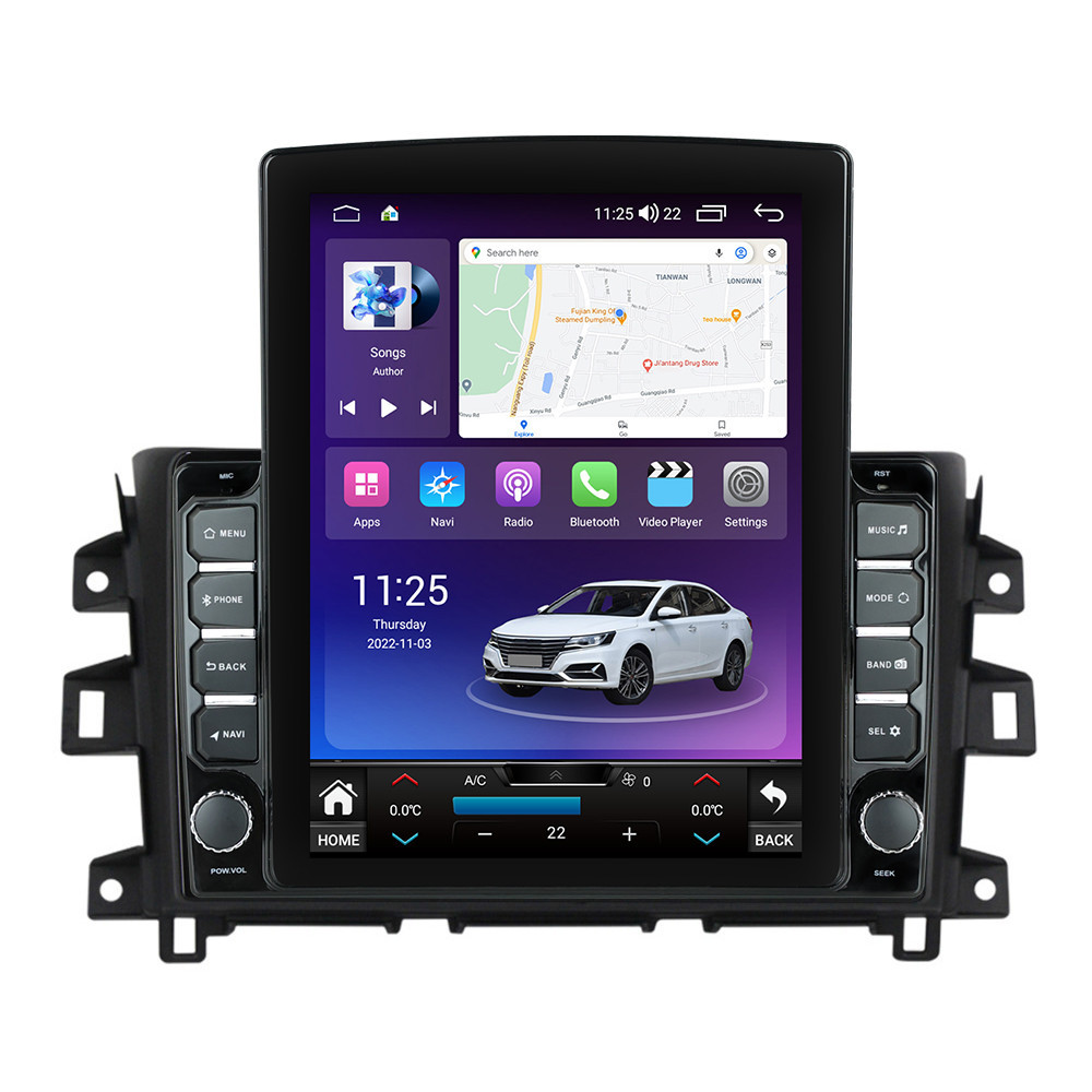 Navigatie dedicata cu Android Nissan Navara / NP300 D23 dupa 2014, 4GB RAM, Radio GPS Dual Zone, Touchscreen IPS 9.7" HD tip Tesla, Internet Wi-Fi si slot SIM 4G, Bluetooth, MirrorLink, USB