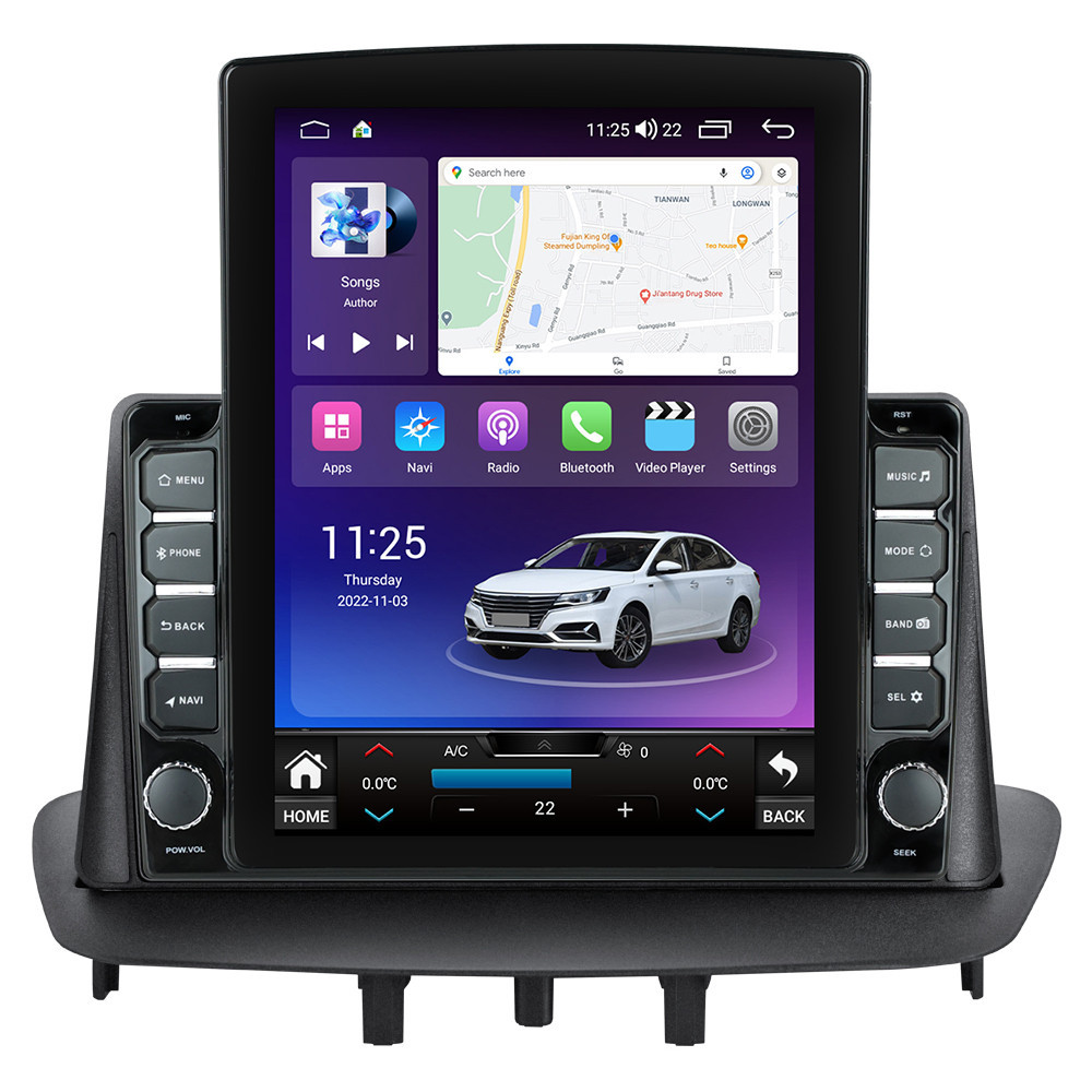 Navigatie dedicata cu Android Renault Fluence 2009 - 2016, 4GB RAM, Radio GPS Dual Zone, Touchscreen IPS 9.7" HD tip Tesla, Internet Wi-Fi si slot SIM 4G, Bluetooth, MirrorLink, USB