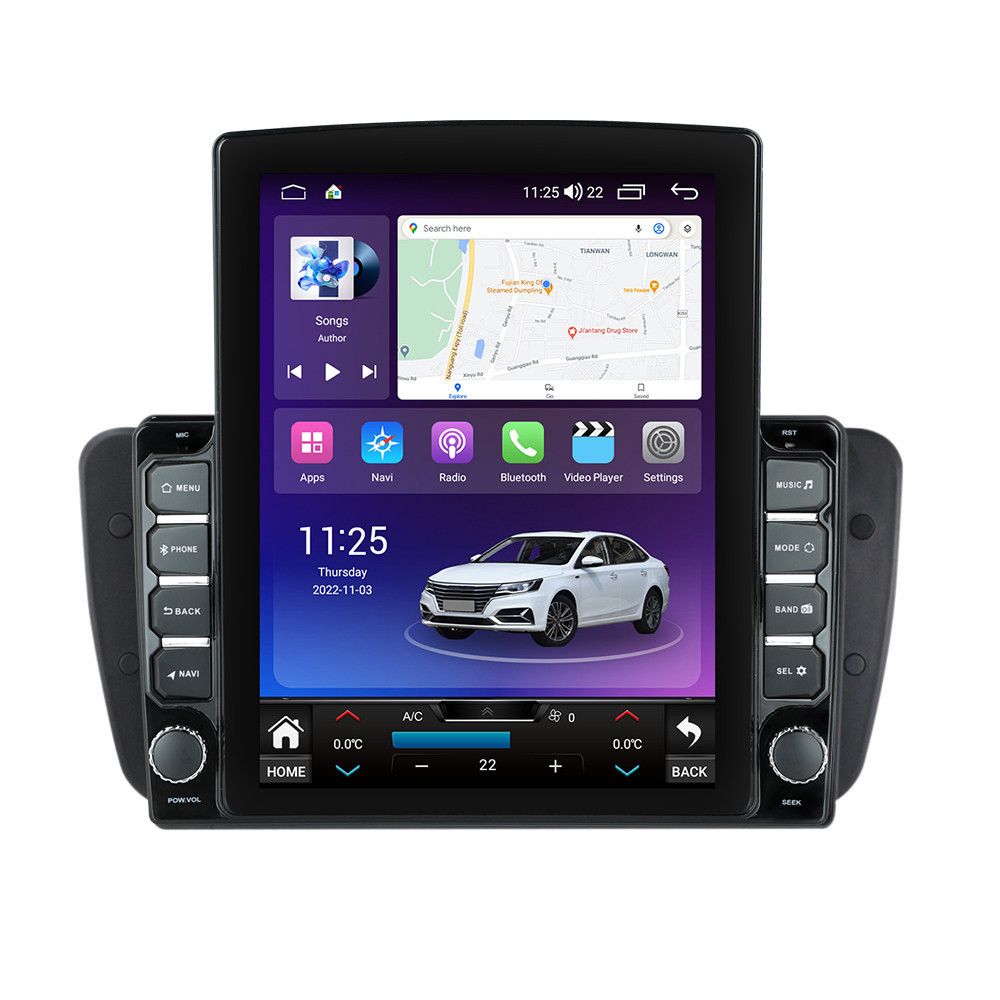 Navigatie dedicata cu Android Seat Ibiza IV 2008 - 2013, 4GB RAM, Radio GPS Dual Zone, Touchscreen IPS 9.7" HD tip Tesla, Internet Wi-Fi si slot SIM 4G, Bluetooth, MirrorLink, USB
