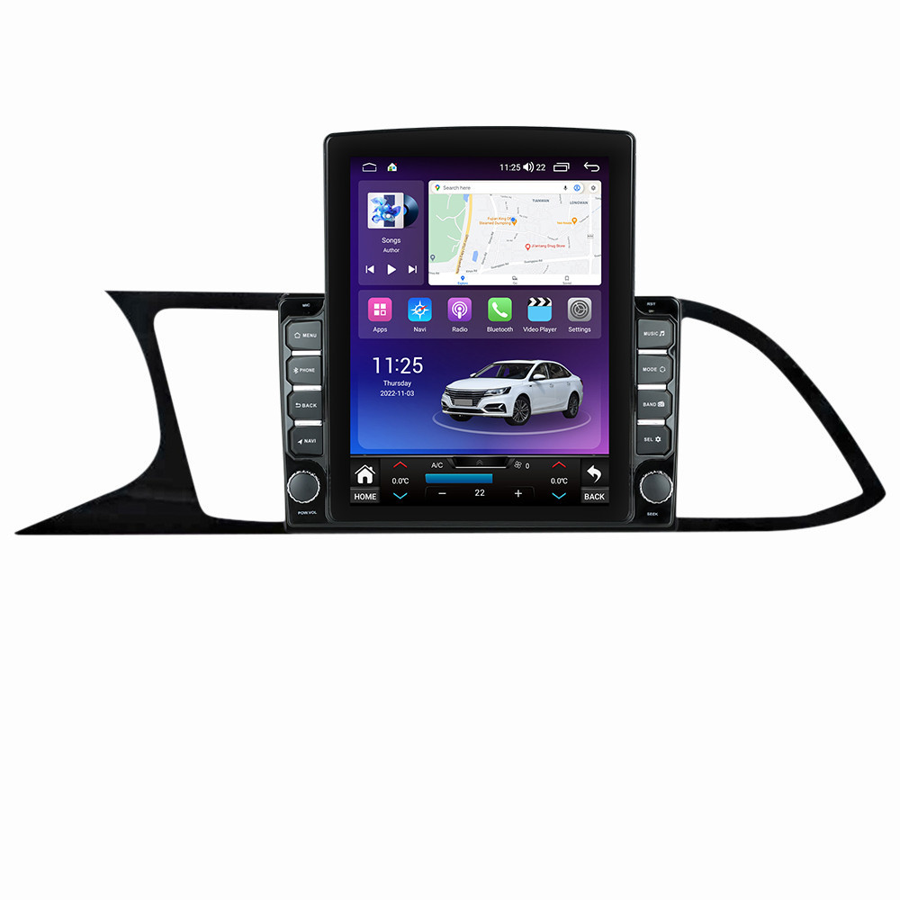 Navigatie dedicata cu Android Seat Leon 5F 2013 - 2020, 4GB RAM, Radio GPS Dual Zone, Touchscreen IPS 9.7" HD tip Tesla, Internet Wi-Fi si slot SIM 4G, Bluetooth, MirrorLink, USB