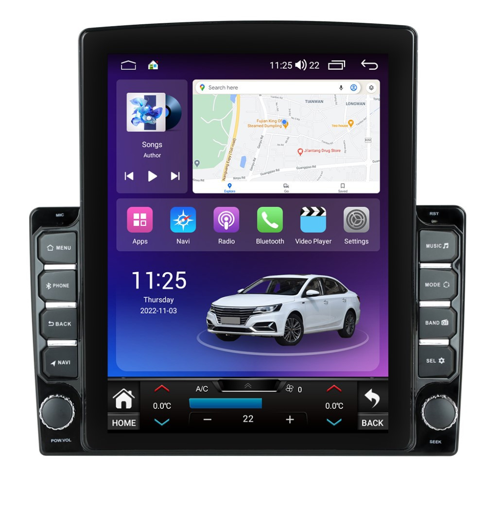 Navigatie dedicata cu Android Skoda Kodiaq dupa 2016, 4GB RAM, Radio GPS Dual Zone, Touchscreen IPS 9.7" HD tip Tesla, Internet Wi-Fi si slot SIM 4G, Bluetooth, MirrorLink, USB