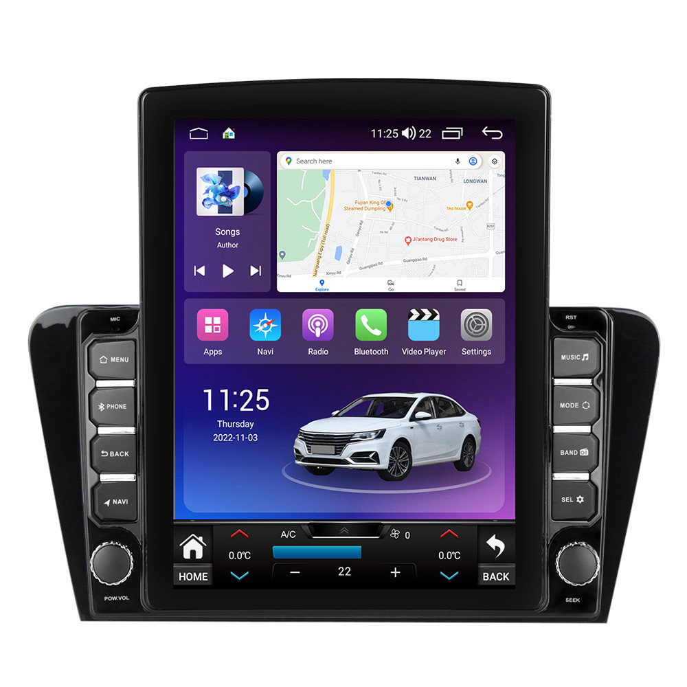 Navigatie dedicata cu Android Skoda Octavia III 2013 - 2020, 4GB RAM, Radio GPS Dual Zone, Touchscreen IPS 9.7" HD tip Tesla, Internet Wi-Fi si slot SIM 4G, Bluetooth, MirrorLink, USB