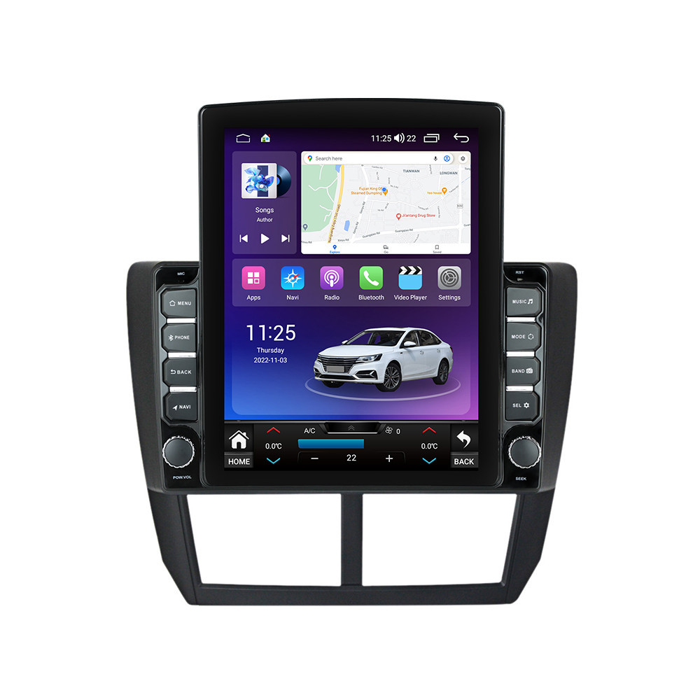 Navigatie dedicata cu Android Subaru Impreza / XV / WRX 2007 - 2014, 4GB RAM, Radio GPS Dual Zone, Touchscreen IPS 9.7" HD tip Tesla, Internet Wi-Fi si slot SIM 4G, Bluetooth, MirrorLink, USB