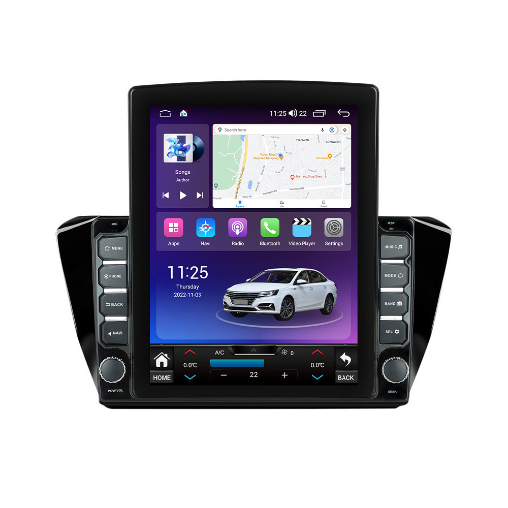 Navigatie dedicata cu Android Skoda Superb III 2015 - 2017, 4GB RAM, Radio GPS Dual Zone, Touchscreen IPS 9.7" HD tip Tesla, Internet Wi-Fi si slot SIM 4G, Bluetooth, MirrorLink, USB