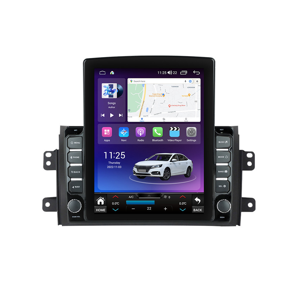 Navigatie dedicata cu Android Suzuki SX4 2006 - 2014, 4GB RAM, Radio GPS Dual Zone, Touchscreen IPS 9.7" HD tip Tesla, Internet Wi-Fi si slot SIM 4G, Bluetooth, MirrorLink, USB