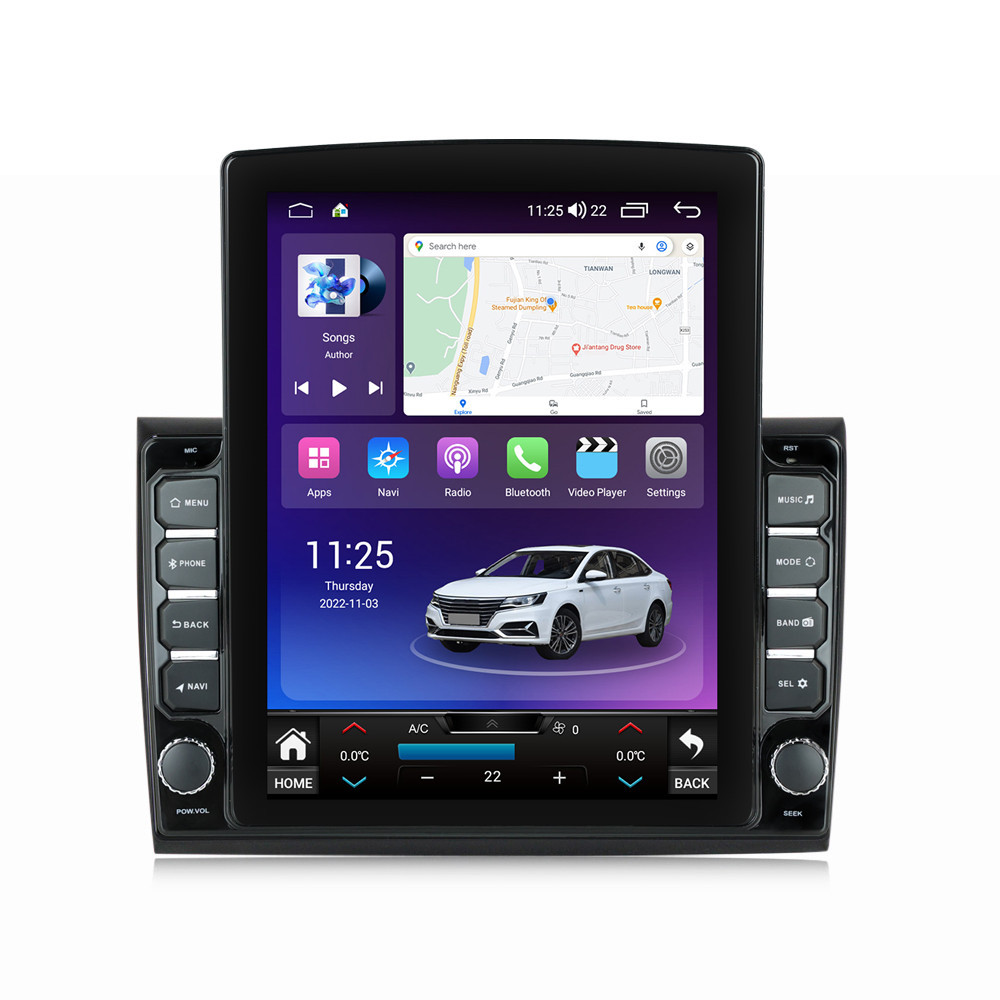 Navigatie dedicata cu Android Fiat Bravo 2007 - 2016, 4GB RAM, Radio GPS Dual Zone, Touchscreen IPS 9.7" HD tip Tesla, Internet Wi-Fi si slot SIM 4G, Bluetooth, MirrorLink, USB