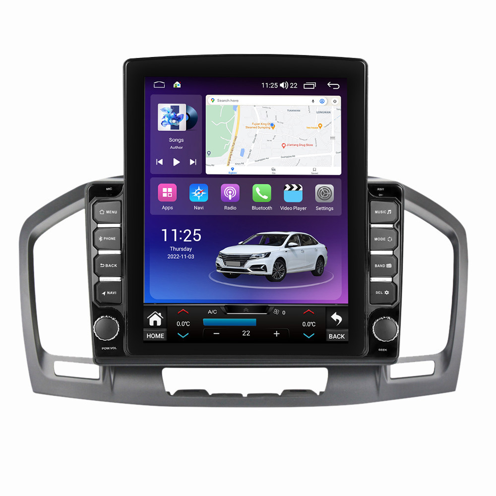 Navigatie dedicata cu Android Opel Insignia A 2008 - 2013, 4GB RAM, Radio GPS Dual Zone, Touchscreen IPS 9.7" HD tip Tesla, Internet Wi-Fi si slot SIM 4G, Bluetooth, MirrorLink, USB