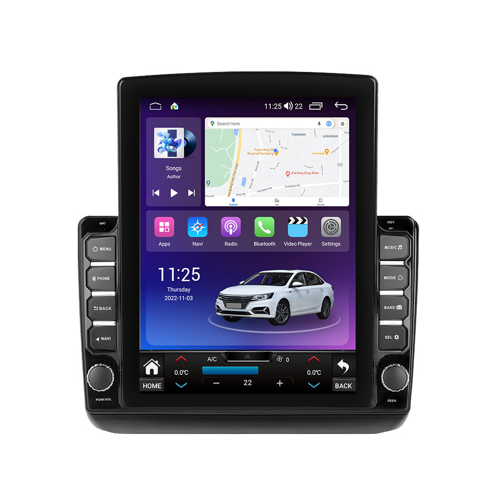 Navigatie dedicata cu Android Jeep Grand Cherokee IV 2014 - 2021, 4GB RAM, Radio GPS Dual Zone, Touchscreen IPS 9.7" HD tip Tesla, Internet Wi-Fi si slot SIM 4G, Bluetooth, MirrorLink, USB