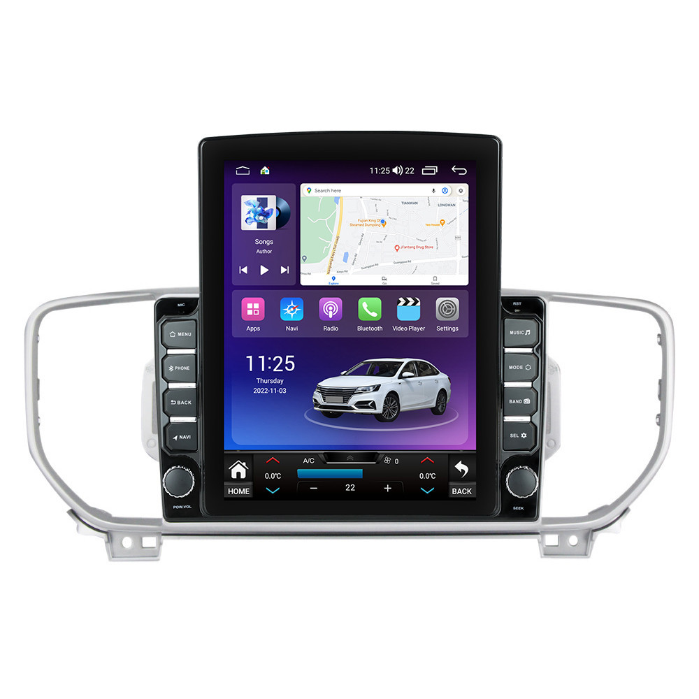 Navigatie dedicata cu Android KIA Sportage 2016 - 2018, 4GB RAM, Radio GPS Dual Zone, Touchscreen IPS 9.7" HD tip Tesla, Internet Wi-Fi si slot SIM 4G, Bluetooth, MirrorLink, USB